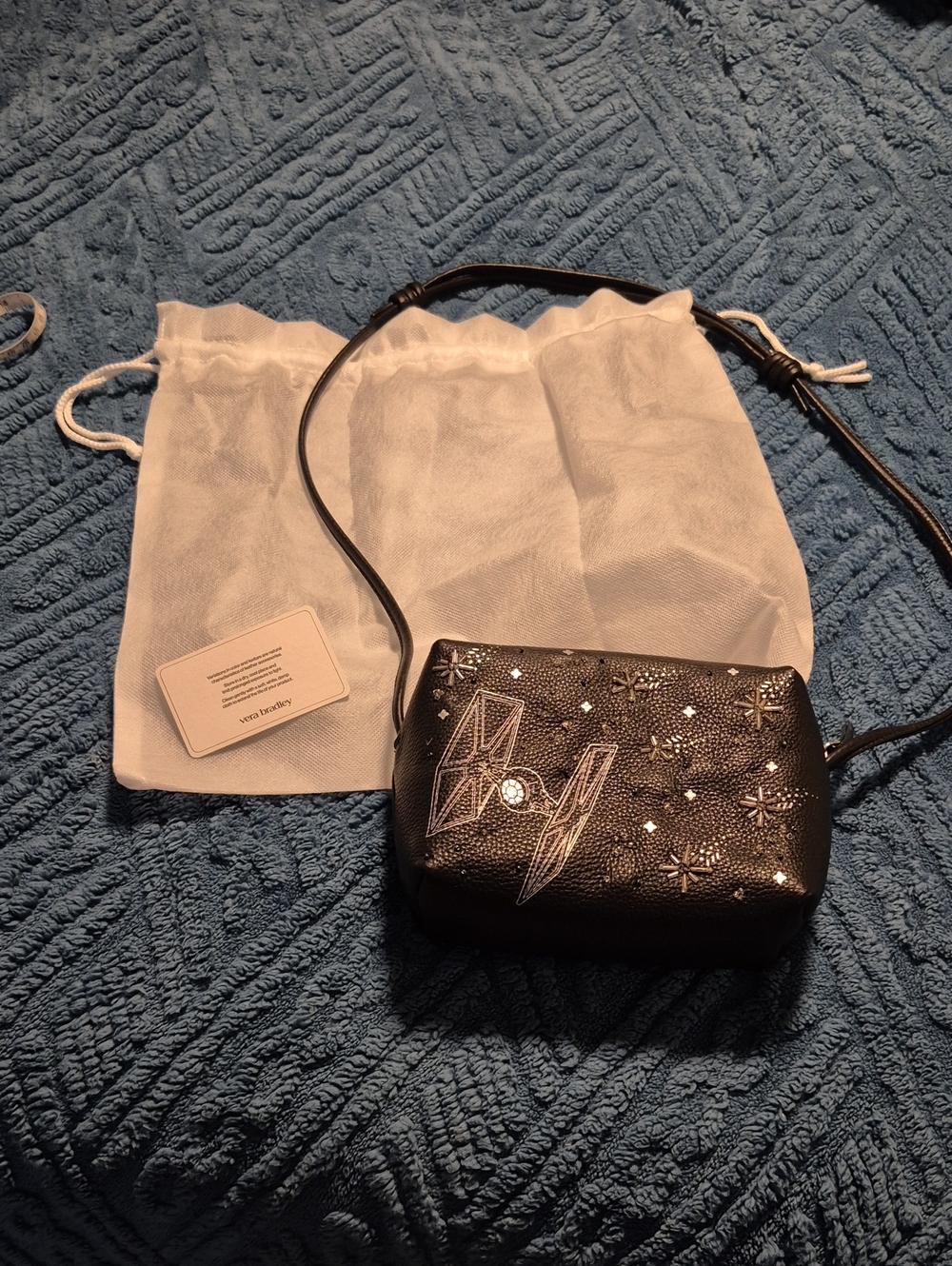 NWOT Vera Bradley Blake Leather Star Wars Crossbody Limited Edition W/ Dust Bag